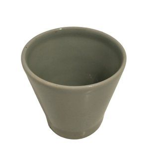 Gray Ceramic Flower Pot 3 inch Planter